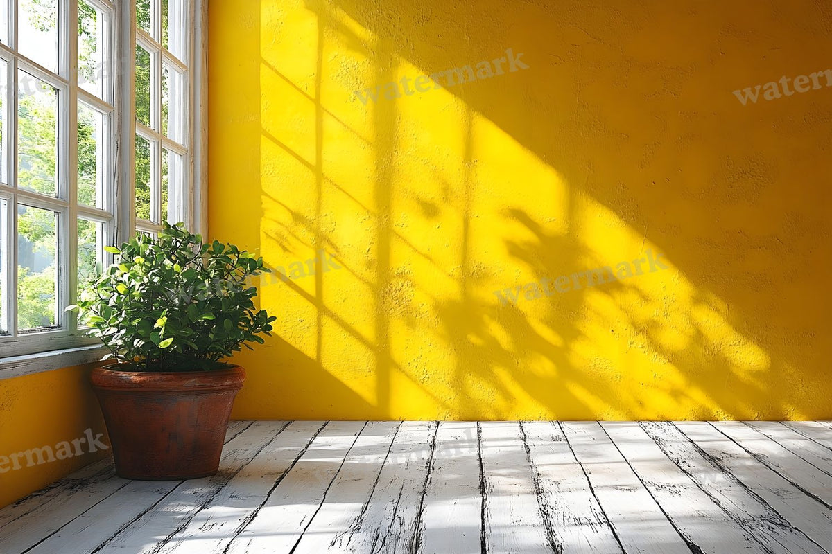 Yellow Vintage Room Backdrop Images