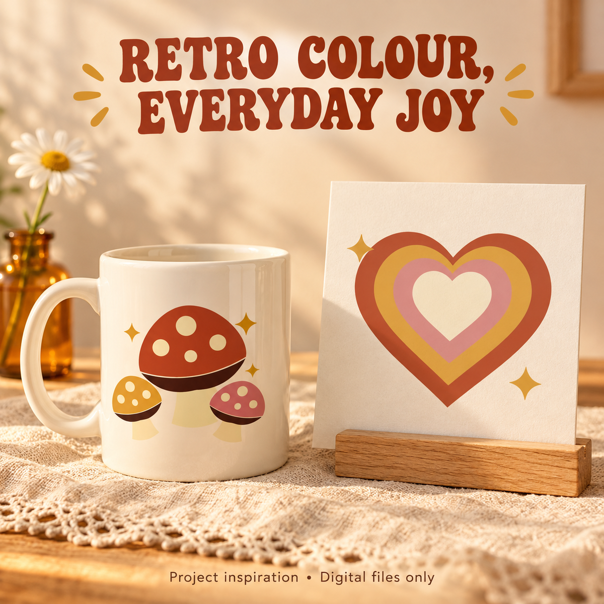 Hippie Daydream SVG Pack – 10 Retro Boho Designs
