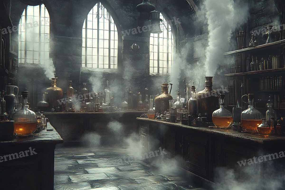 Alchemist Corner Study Backdrop Images