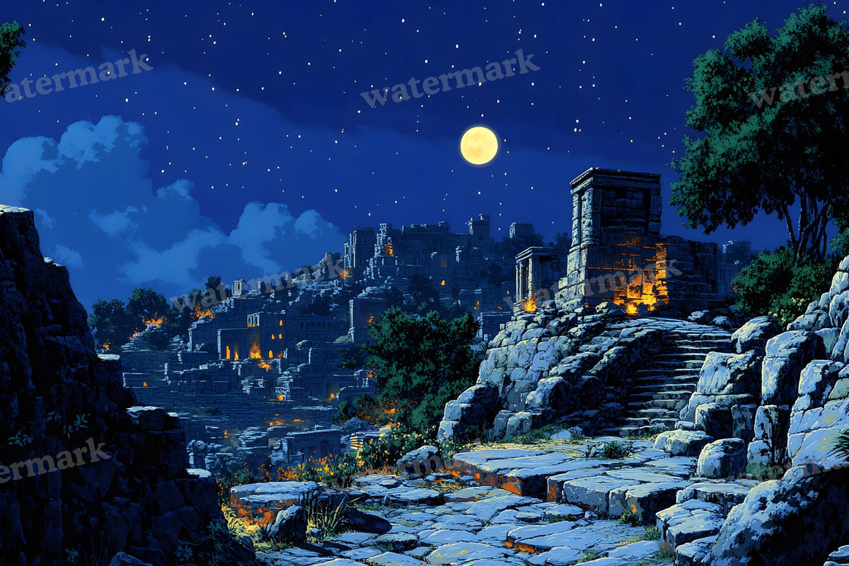 Ancient Roman Night Backdrop Images