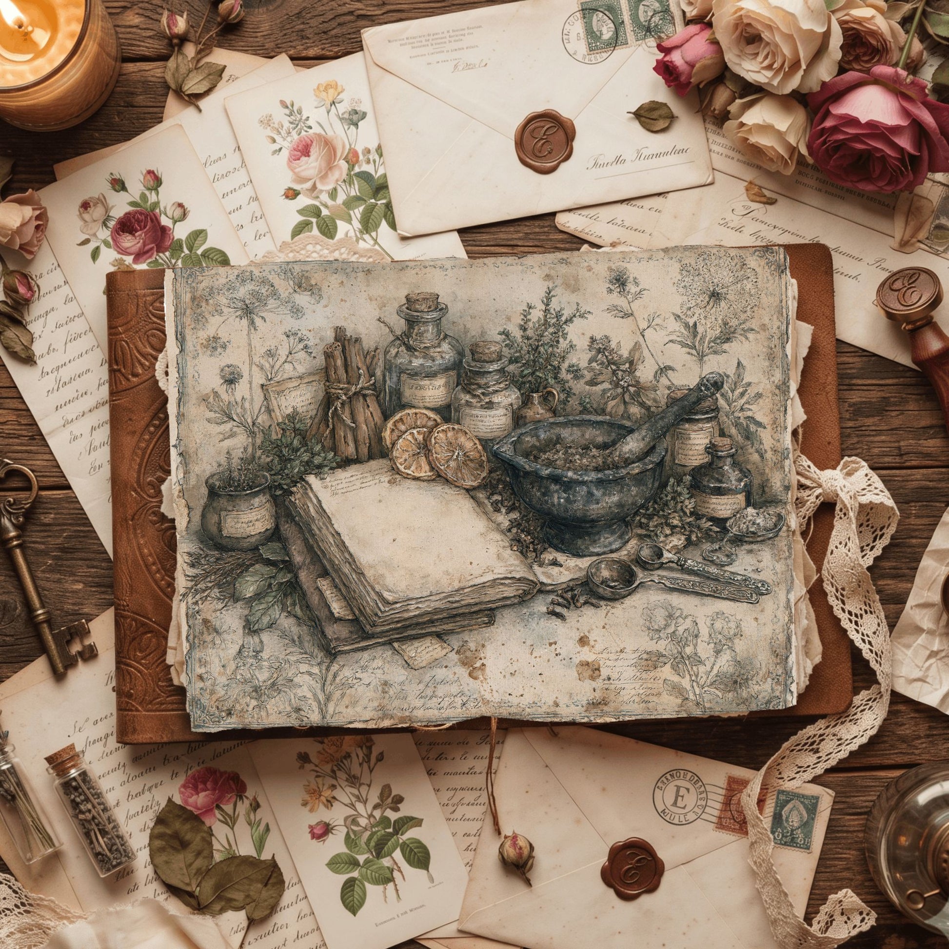 Ancient Spell Ingredients Journal Page