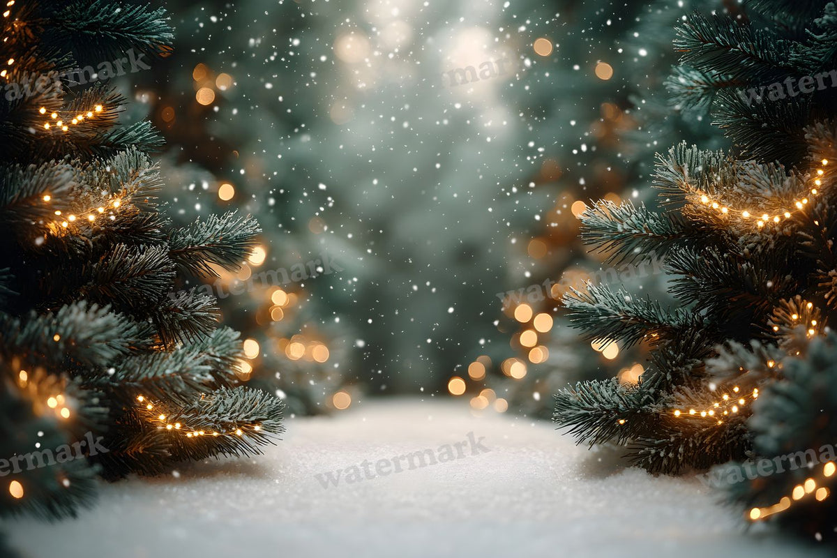 Snowy Forest Backdrop Images