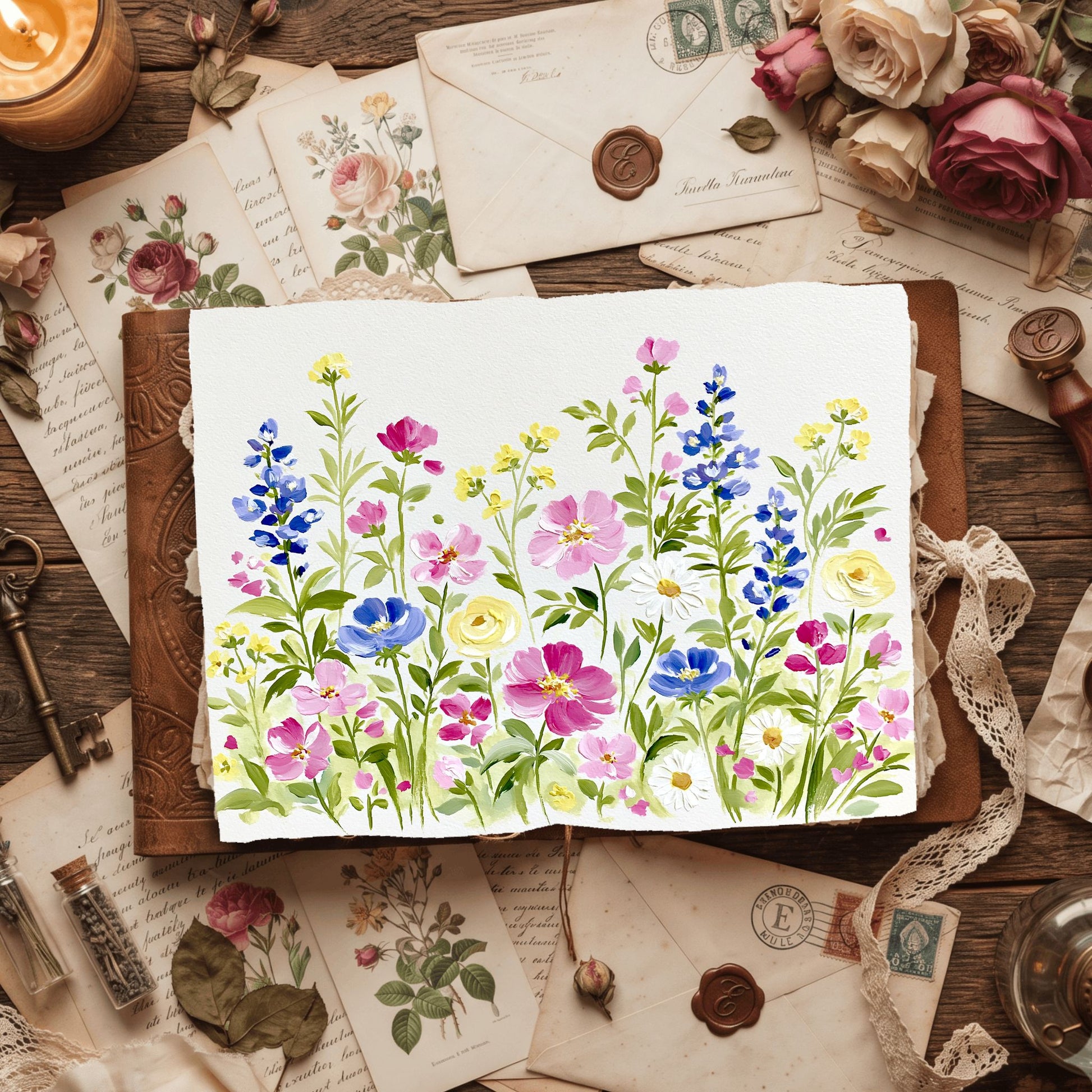 Soft Impressionist Landscape Painting