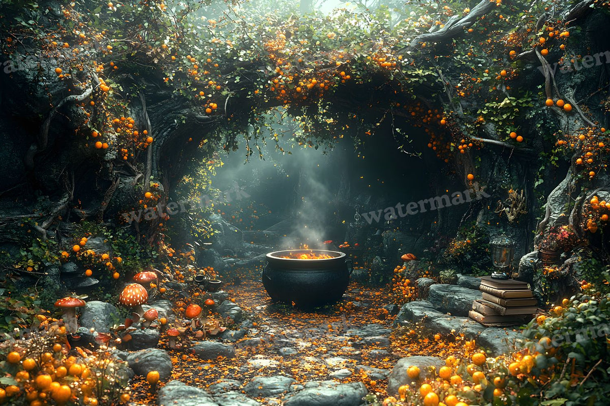 Wicked Witch Garden Backdrop Images
