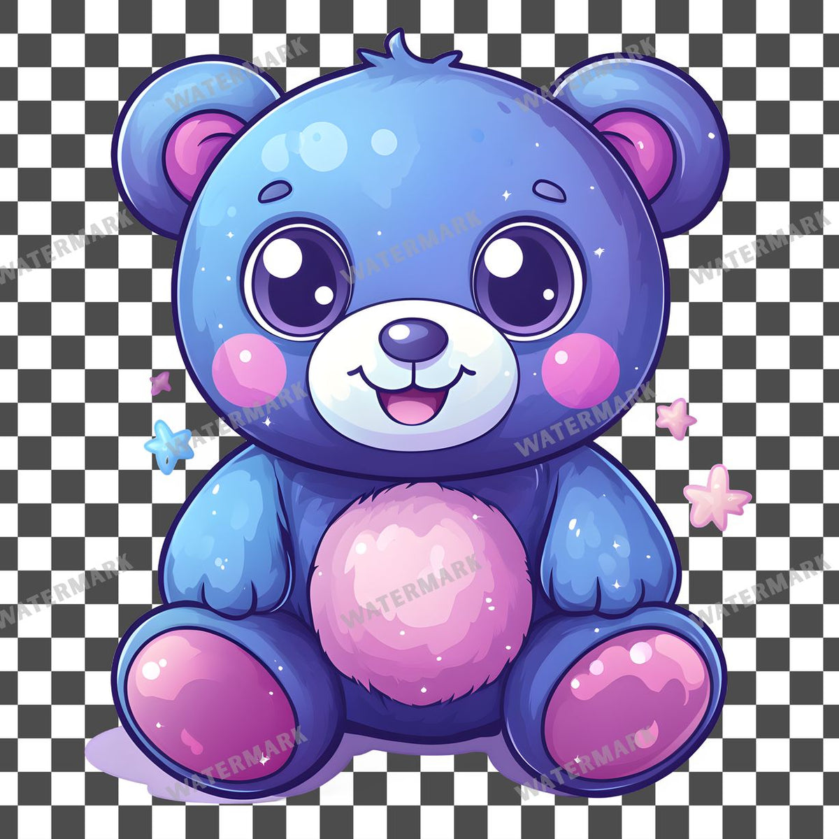 Christmas Kawaii Style Clipart Pngs