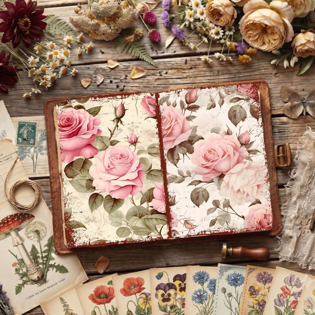 Floral Digital Papers