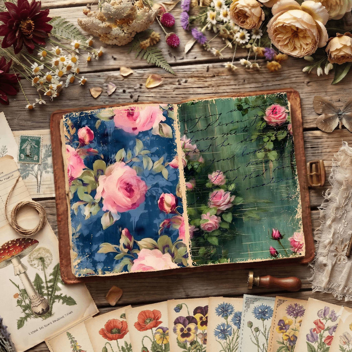 Floral Digital Papers