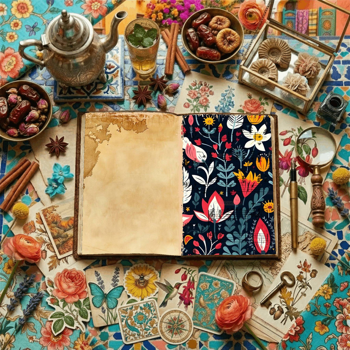 Floral Digital Papers