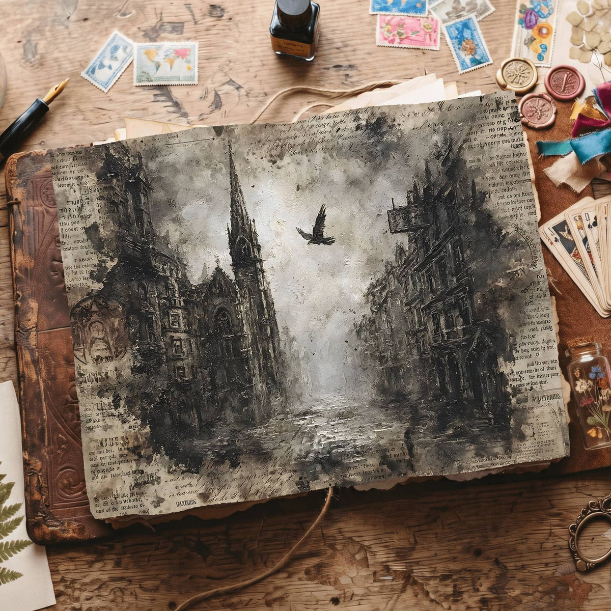 Gothic Digital Papers