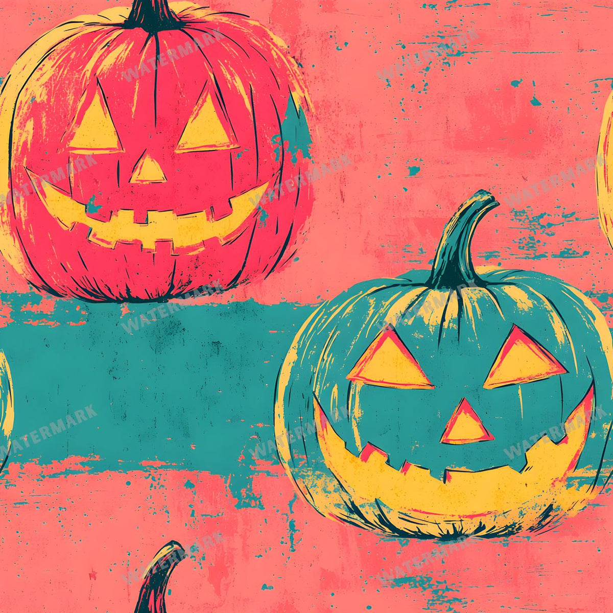 Halloween Seamless Pattern