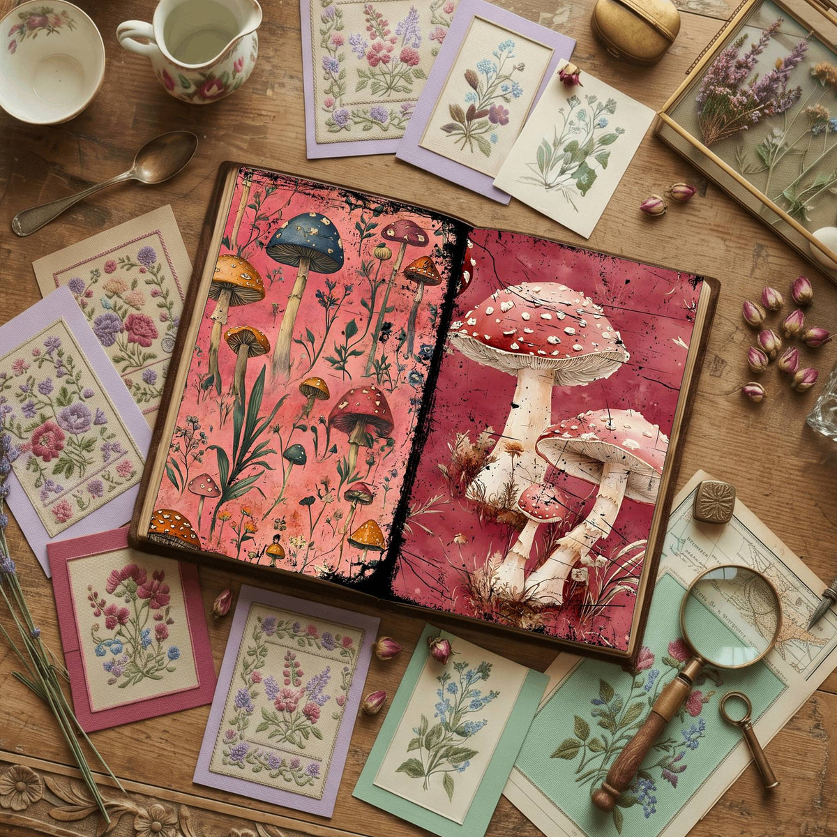Mushroom Digital Papers