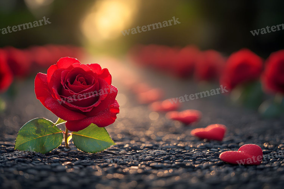 Valentine digital photo backdrop for photo editing, preview 39