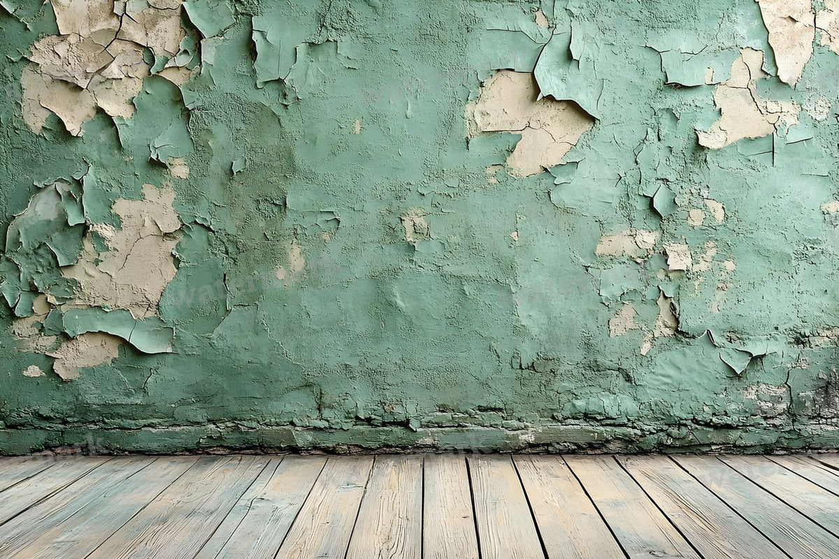 Vintage Textured Wall Muted Olive digital photo backdrop for photo editing, preview 39