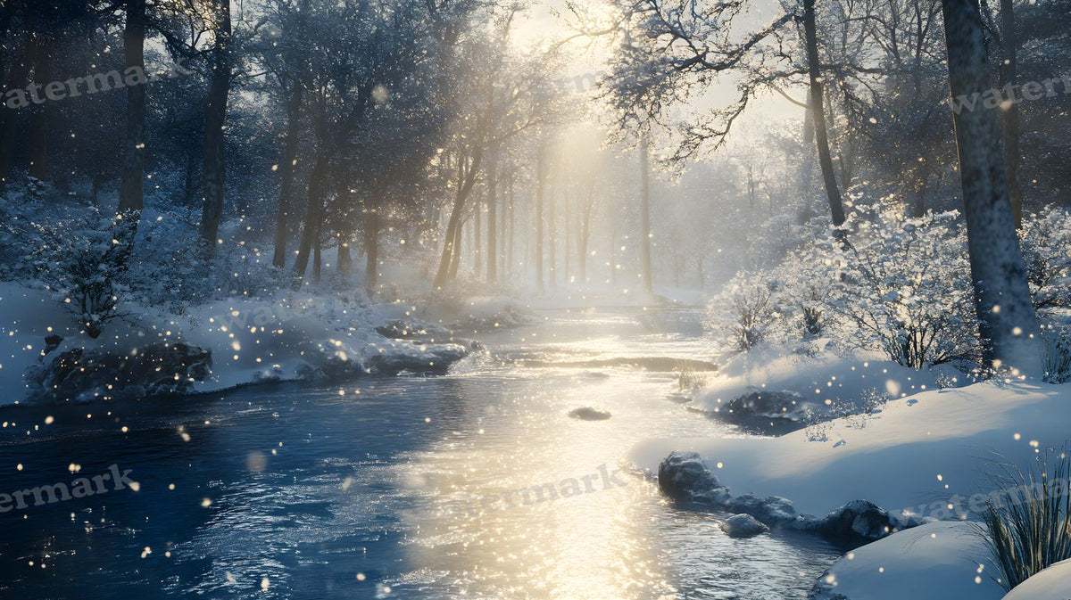 Winter Snow Backdrop Images