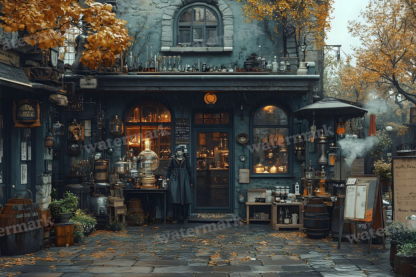 Alchemist Corner Study Backdrop Images