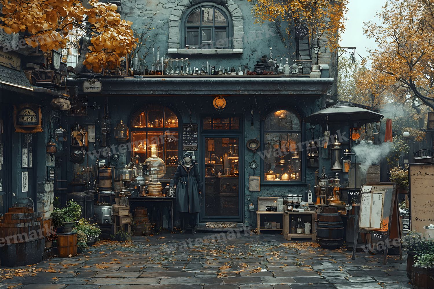 Alchemist Corner Study Backdrop Images