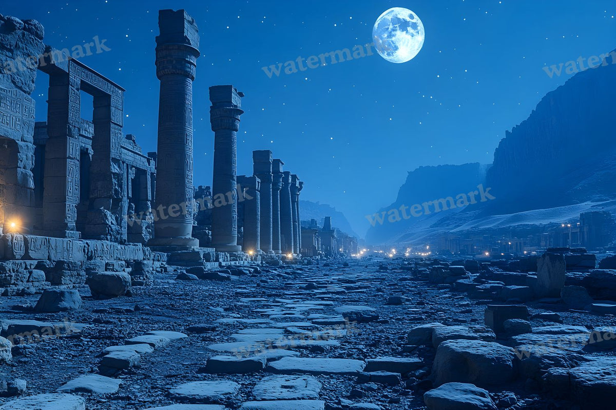 Ancient Egyptian Night Backdrop Images