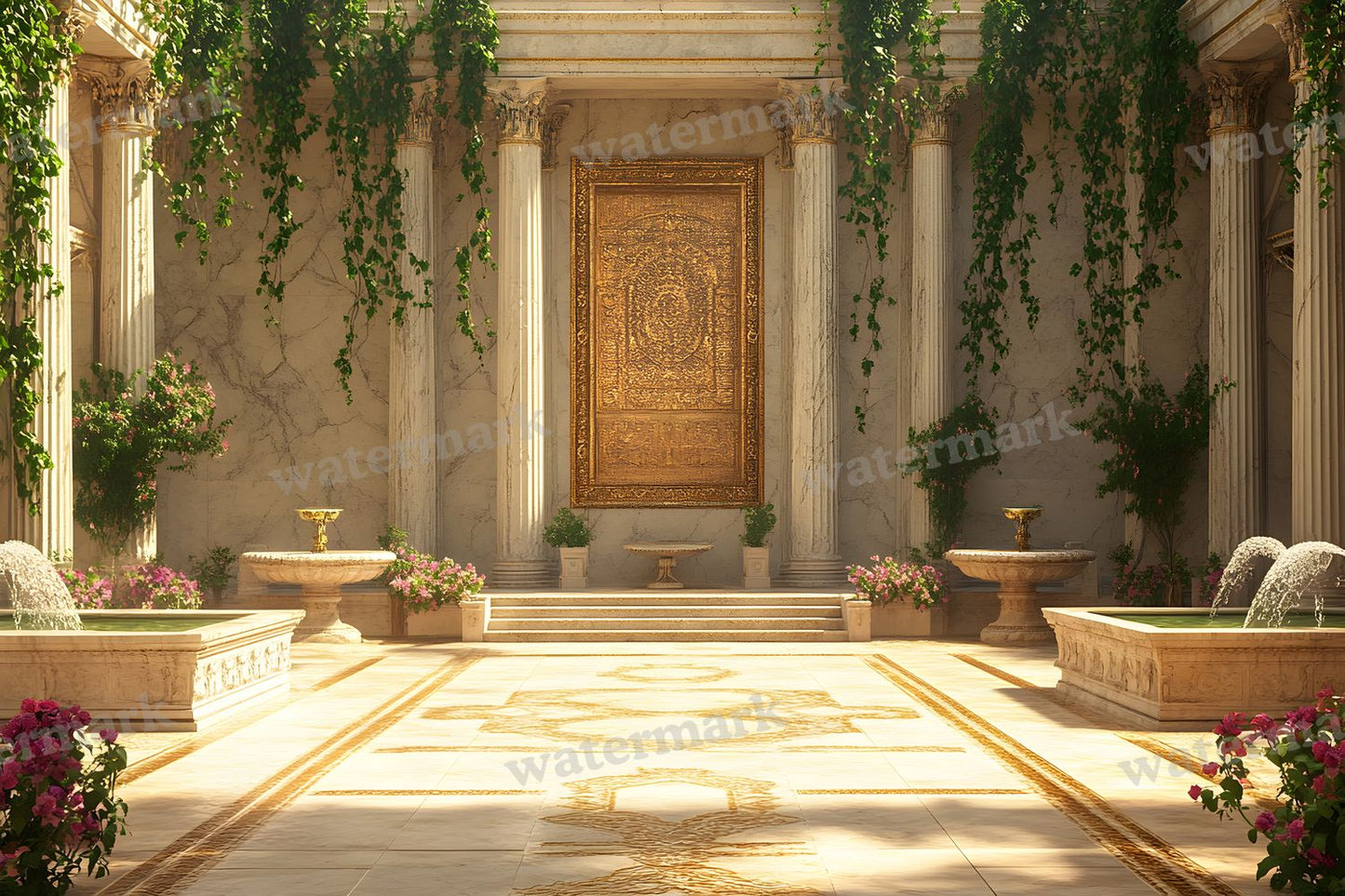 Ancient Roman Courtyard Backdrop Images