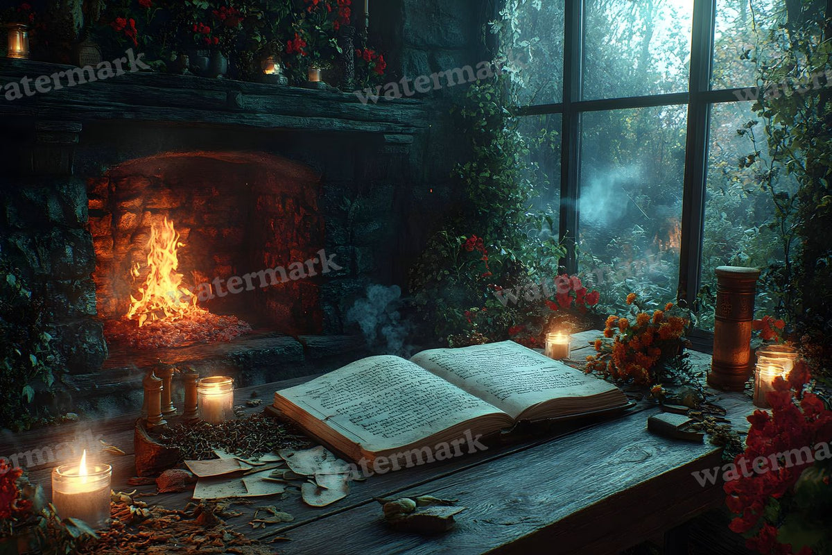 Ancient Witchgrimoire Backdrop Images