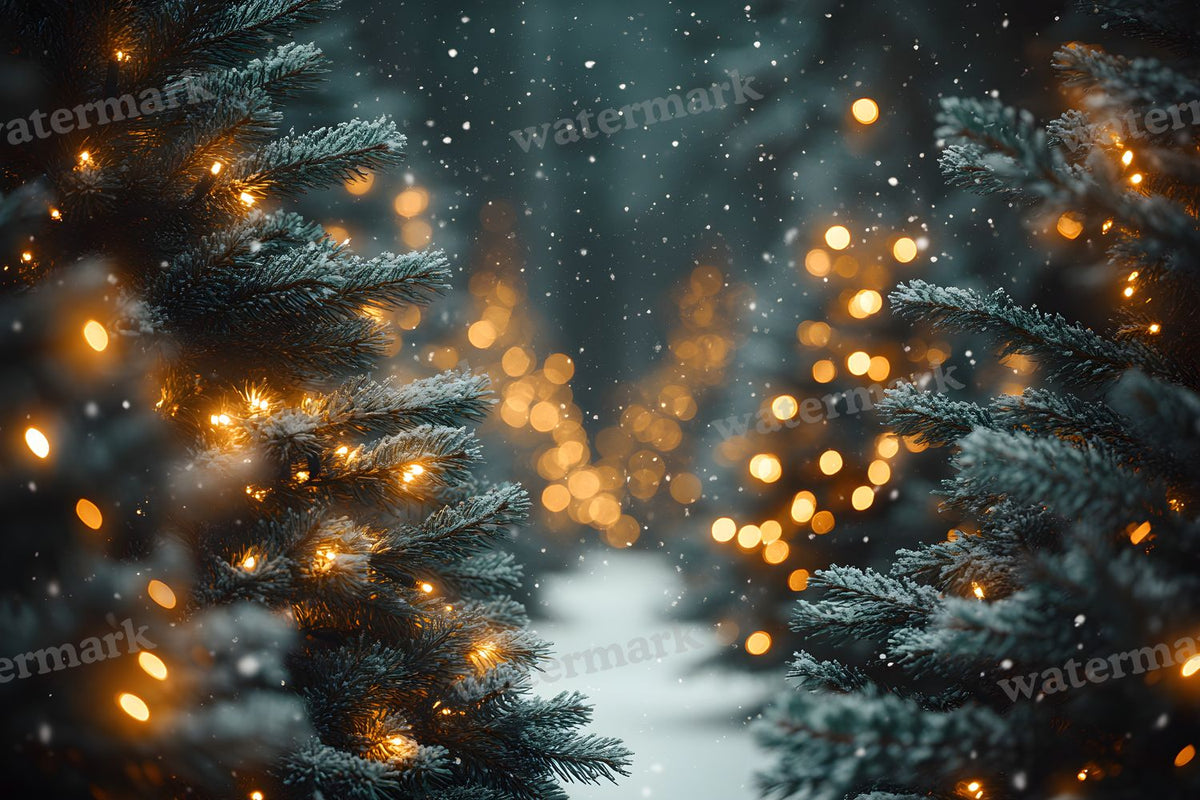Snowy Forest Backdrop Images