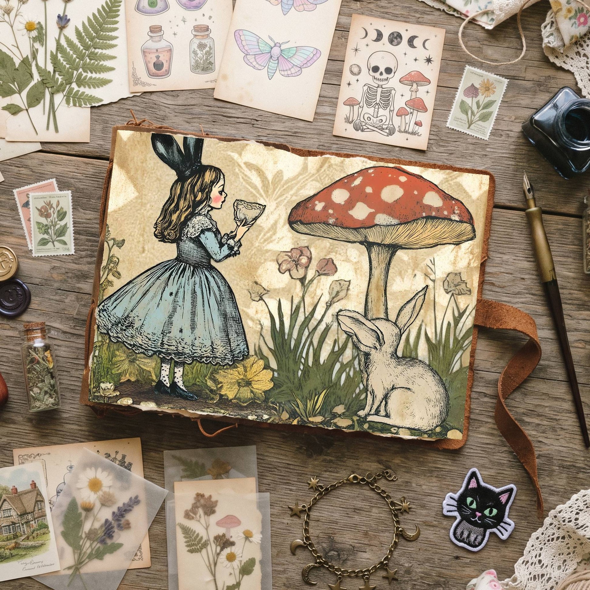 Alice In Wonderland Digital Papers