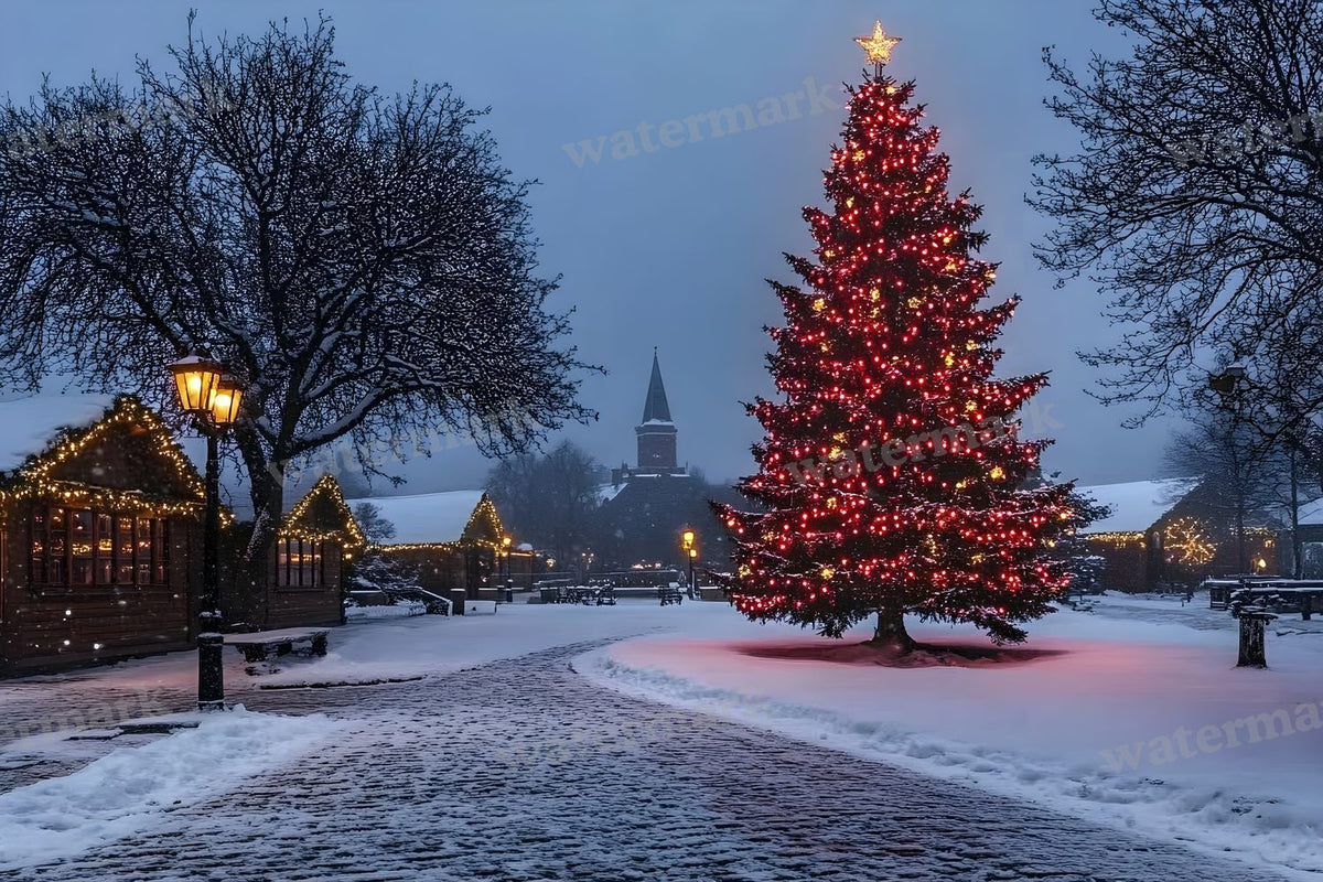 Classic Christmas Backdrop Images
