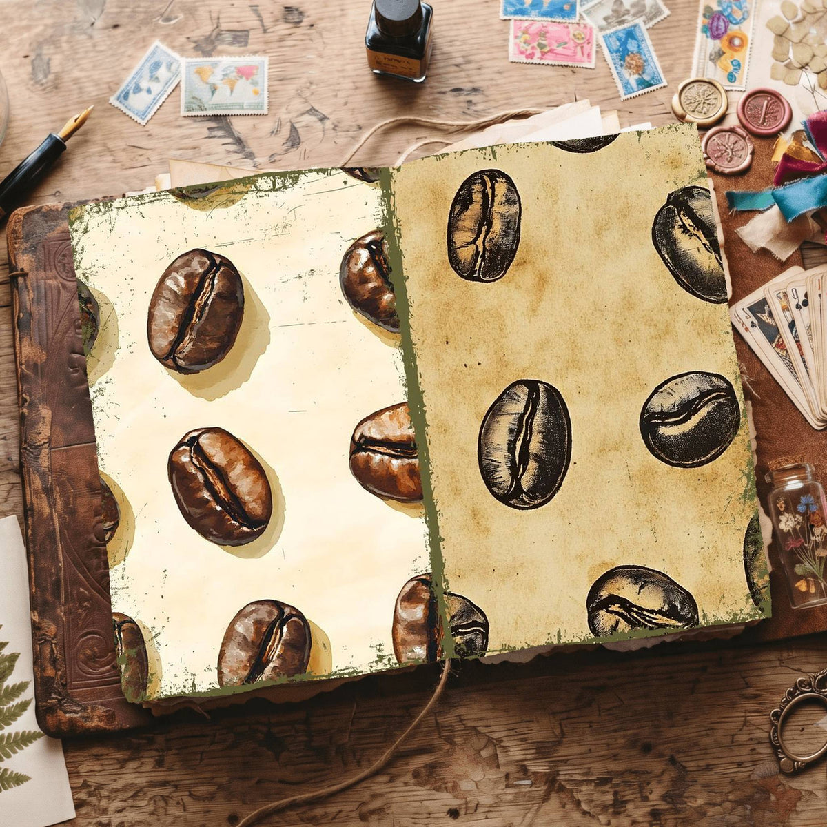 Coffee Digital Papers