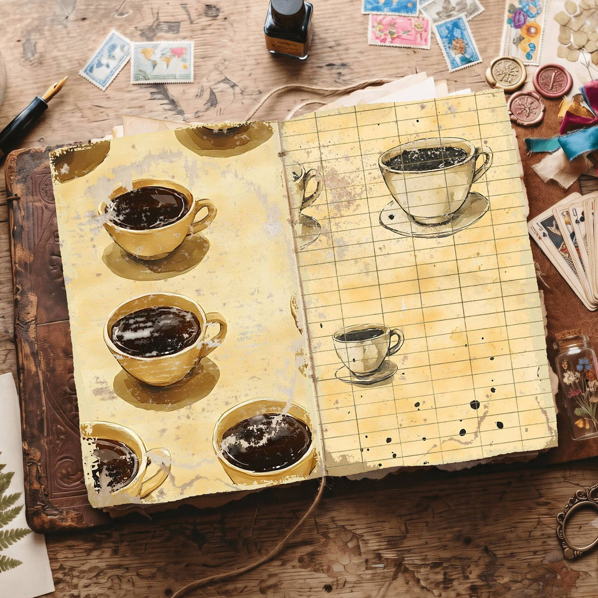 Coffee Digital Papers