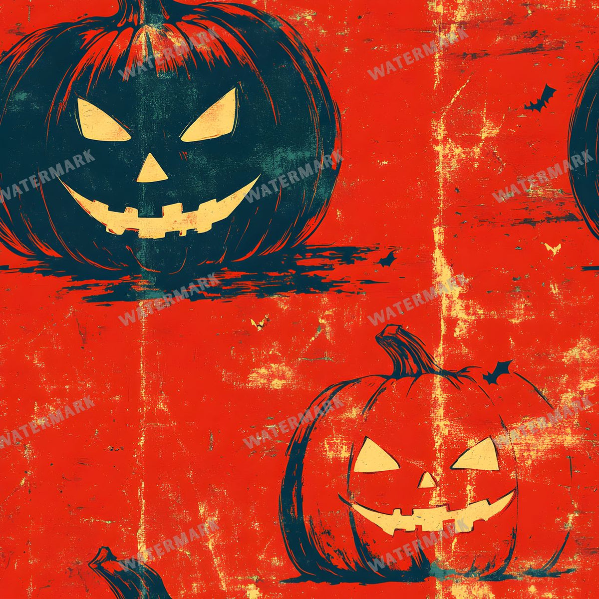 Halloween Seamless Pattern