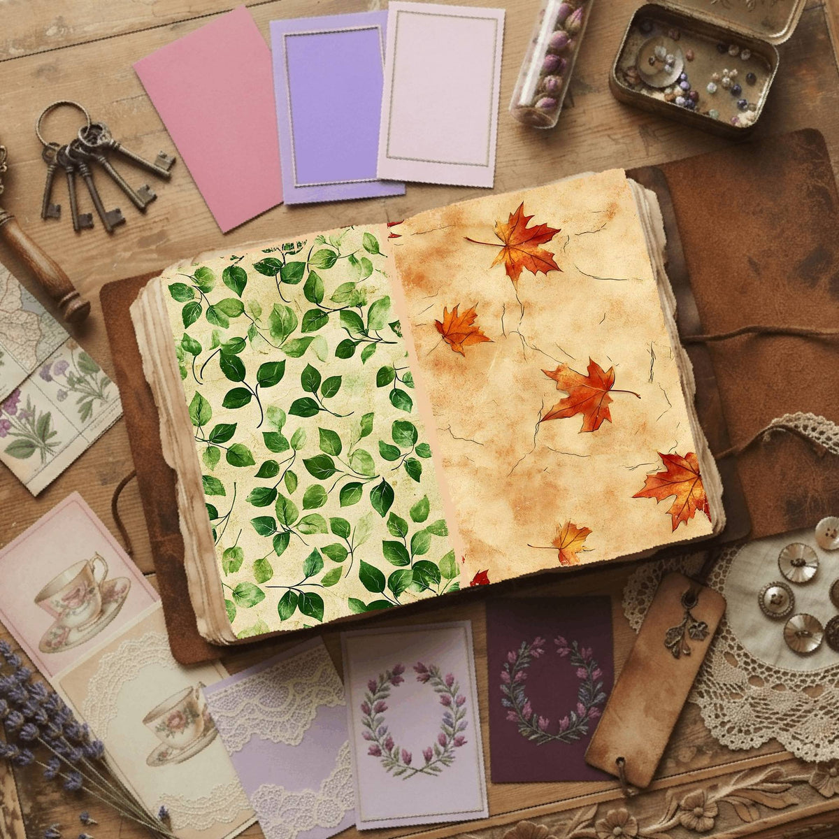 Leafy Digital Papers