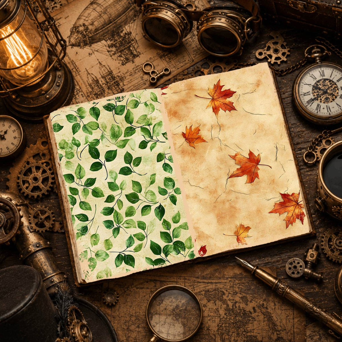 Leafy Digital Papers