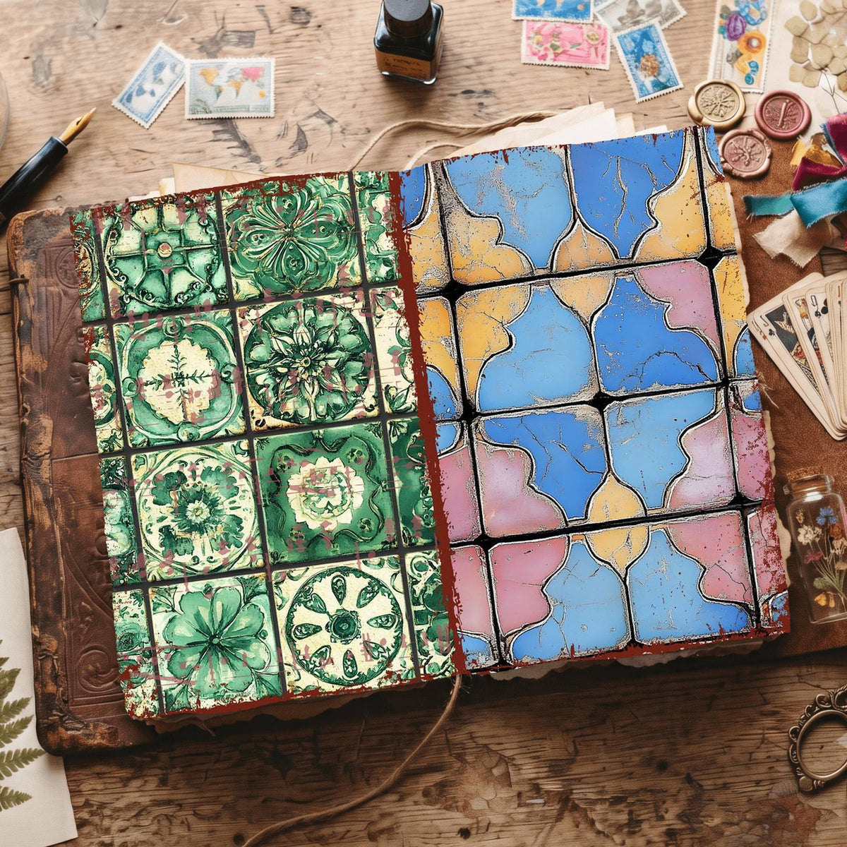 Moroccan Pattern Digital Papers