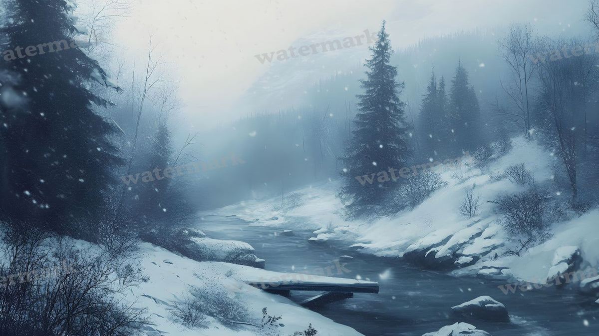 Winter Snow Backdrop Images