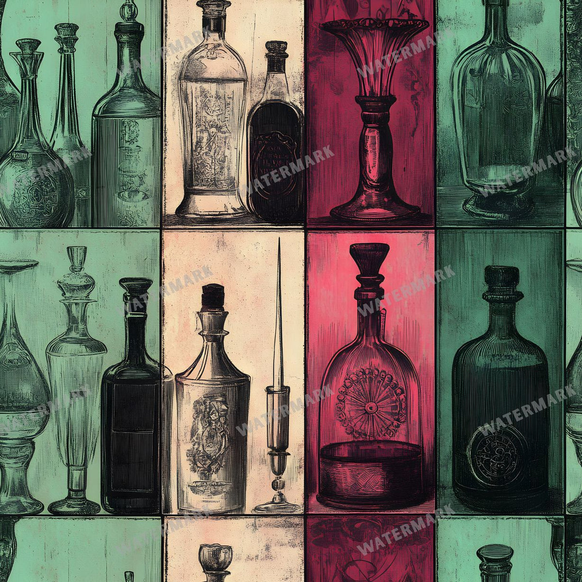 Witchcraft Seamless Pattern