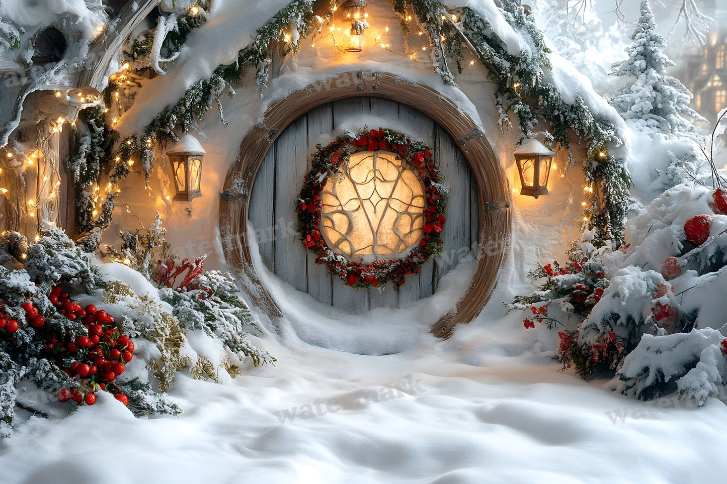 Witchs Hut Backdrop Images