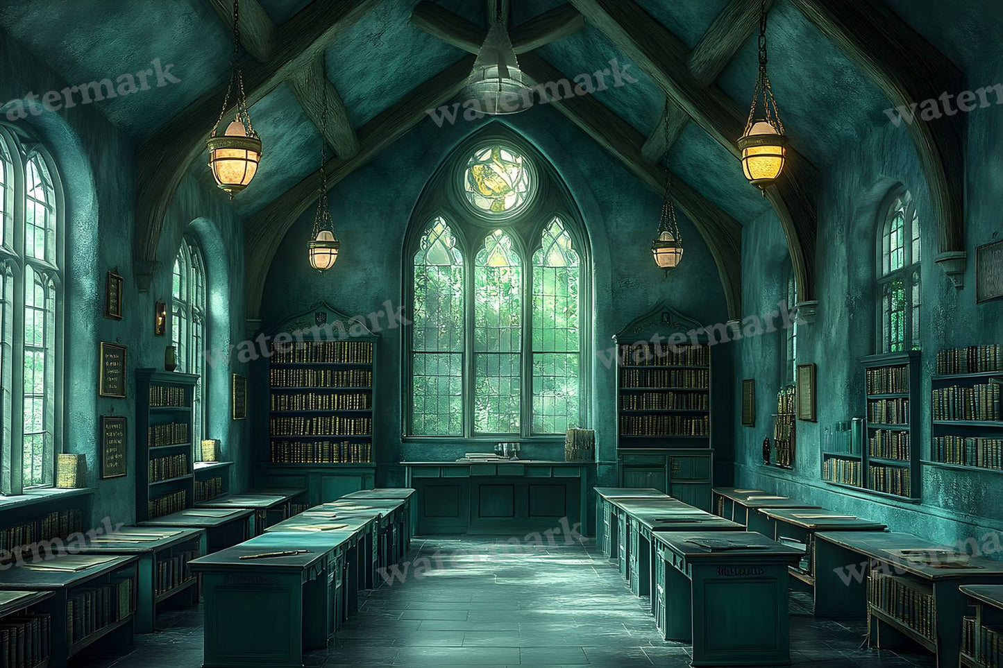 Wizarding Classroom Backdrop Images