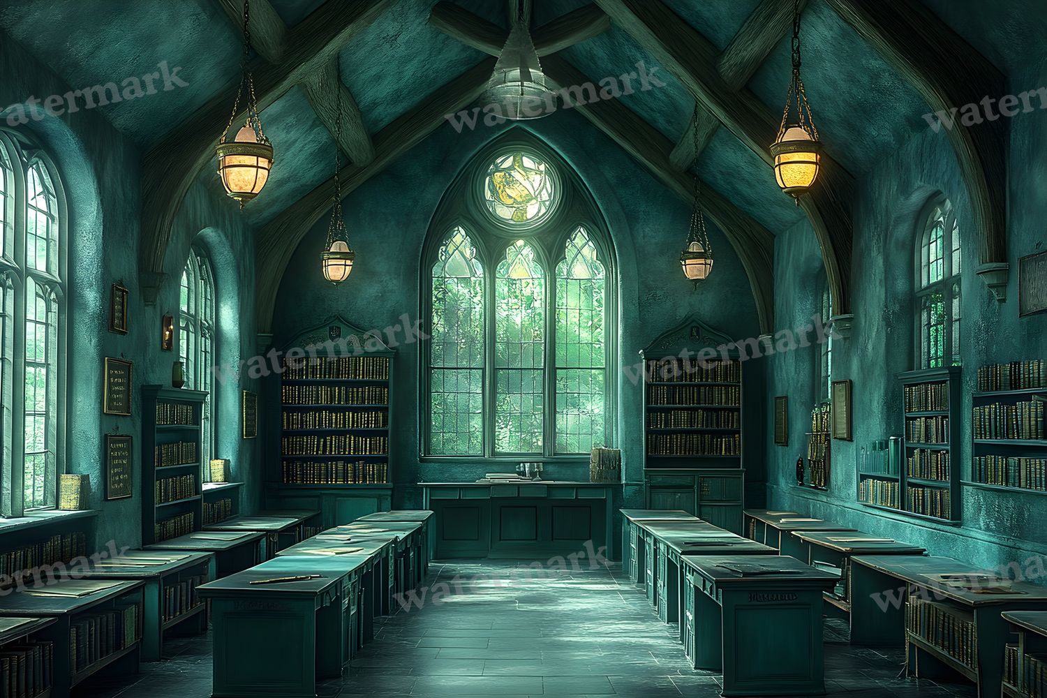 Wizarding Classroom Backdrop Images