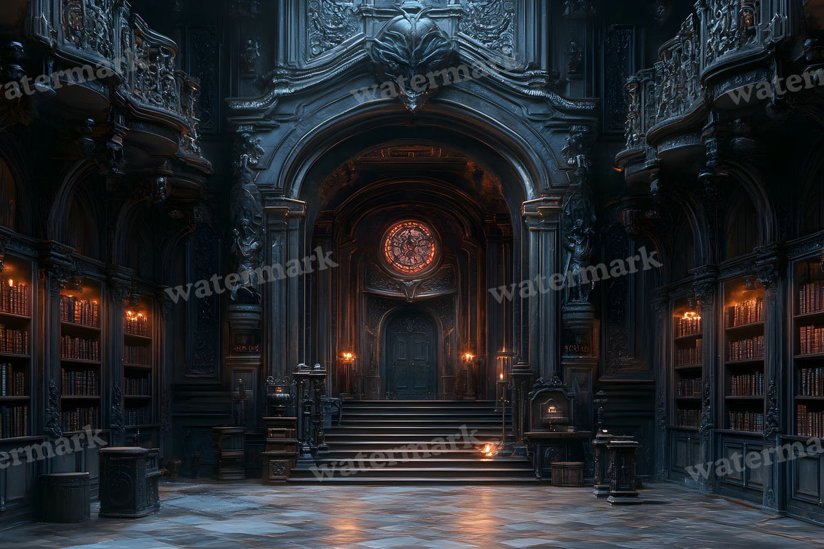 Wizards Library Backdrop Images