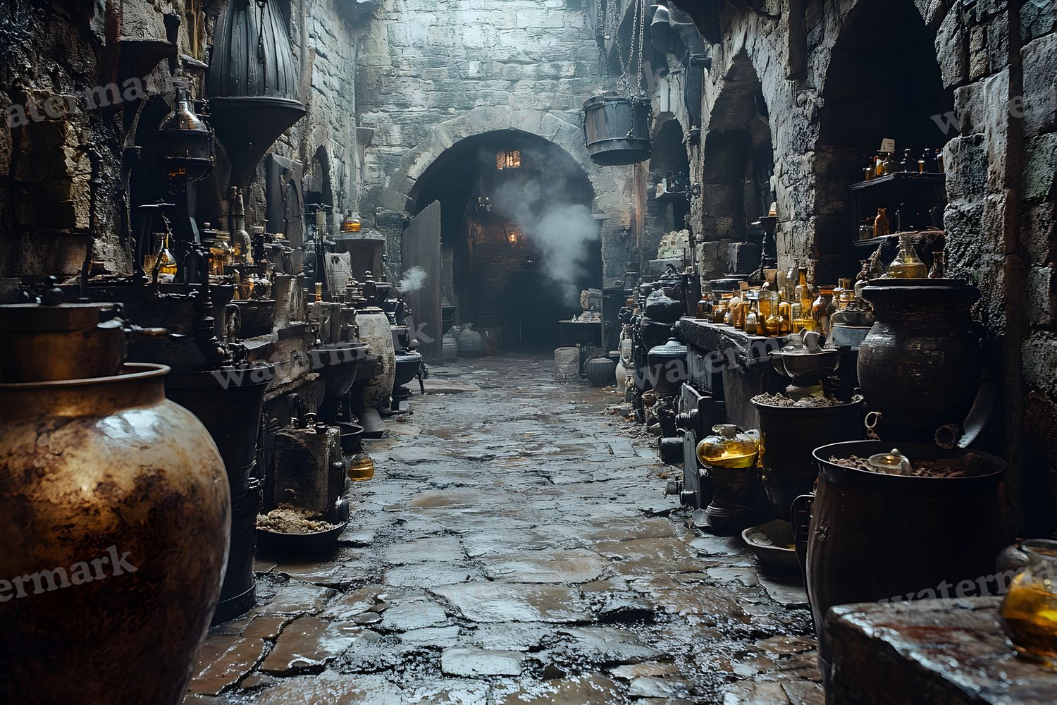Alchemist Corner Study Backdrop Images