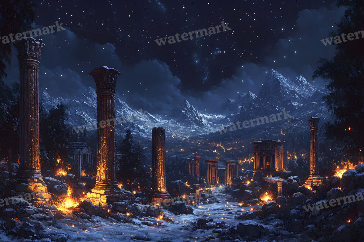Ancient Roman Night Backdrop Images