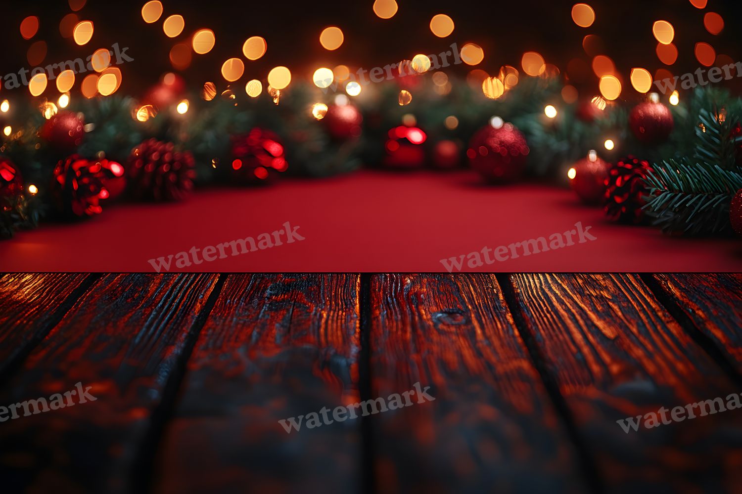 Red Christmas Backdrop Images