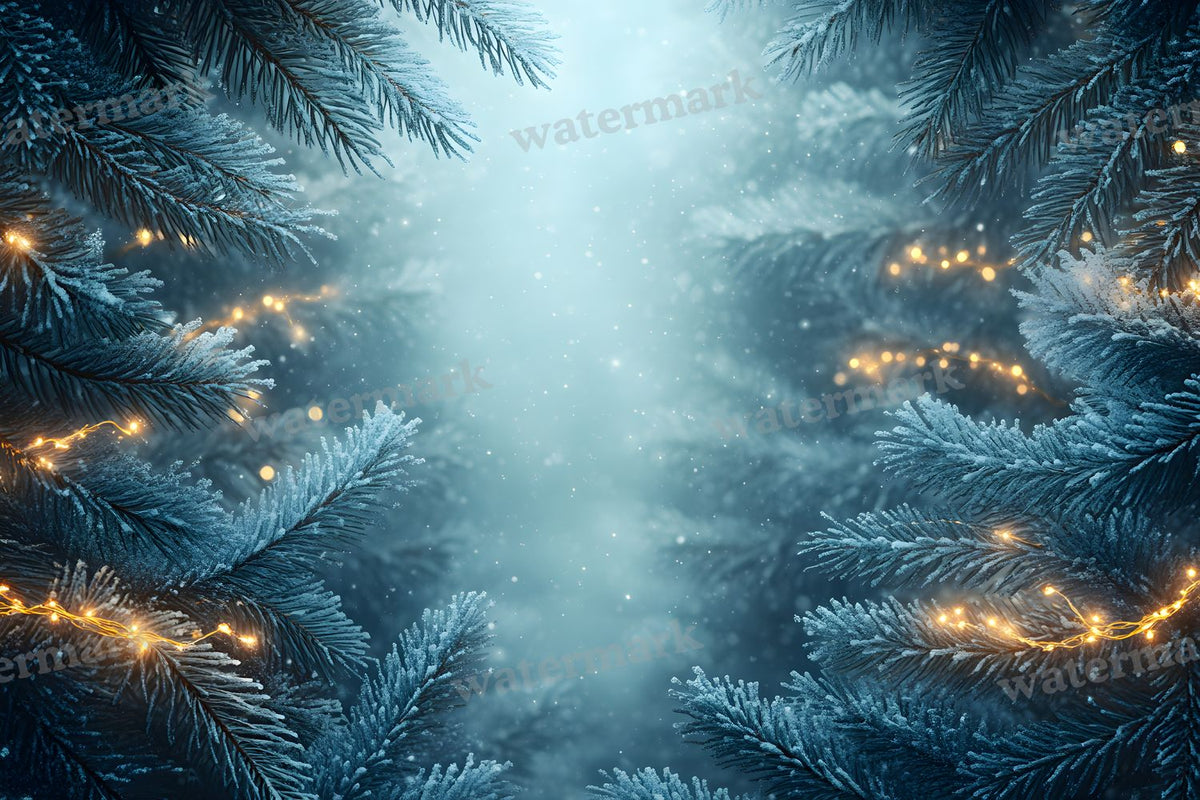 Snowy Forest Backdrop Images