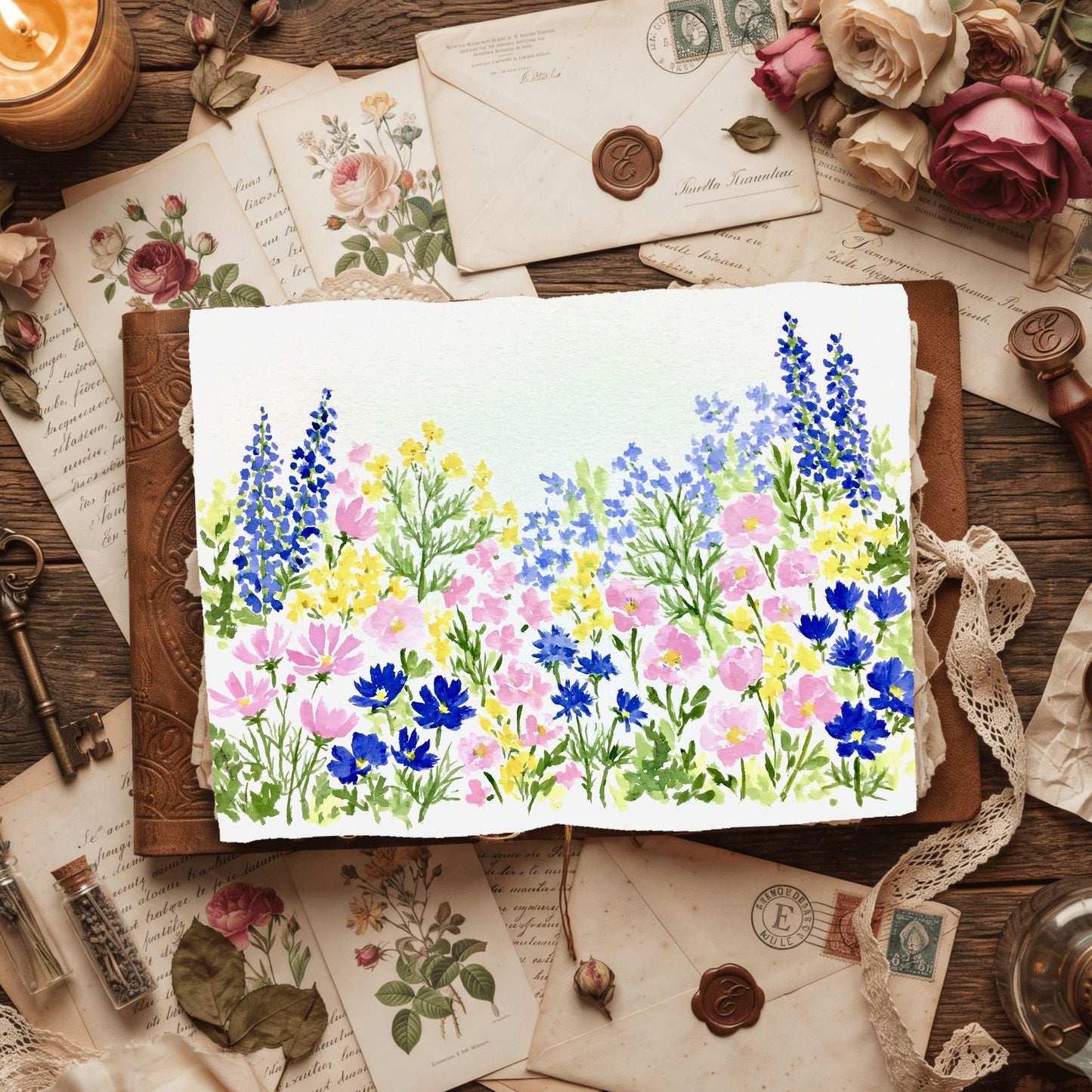 Soft Impressionist Landscape Painting