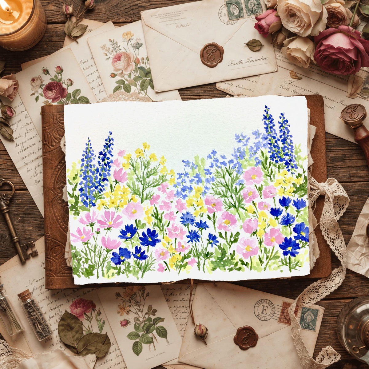 Soft Impressionist Landscape Painting