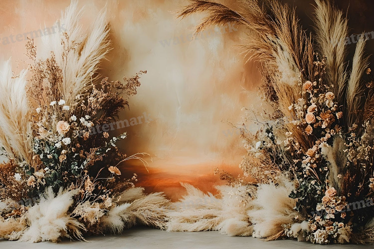 Boho Sunset Arch Backdrop Images