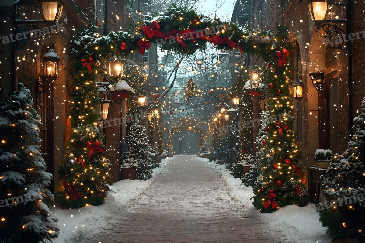 Classic Christmas Backdrop Images