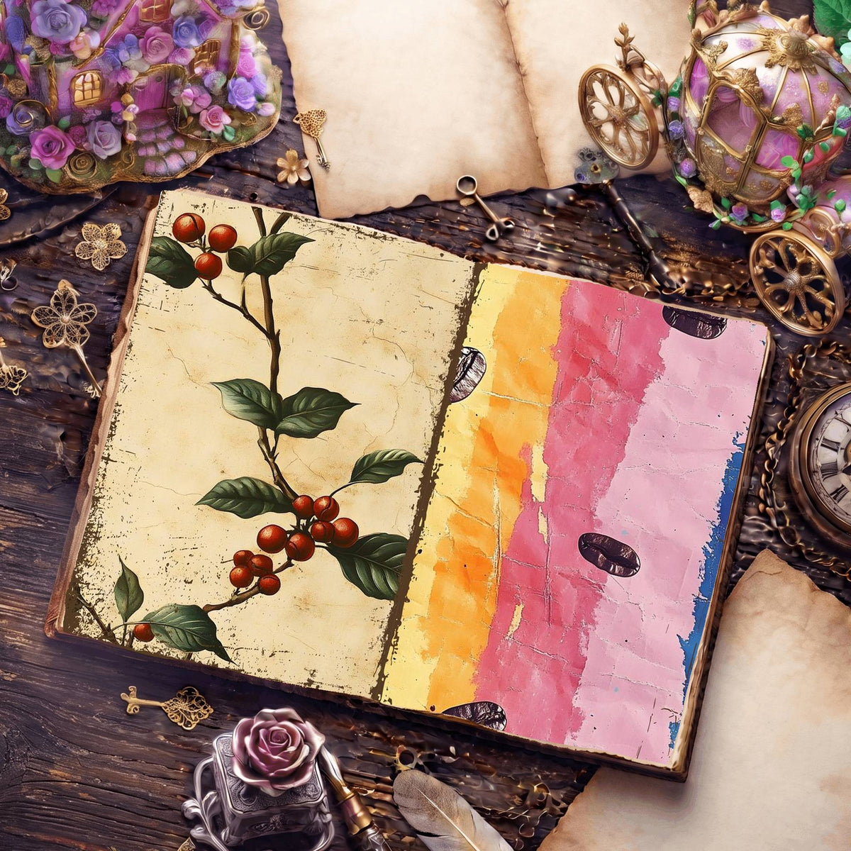 Coffee Digital Papers