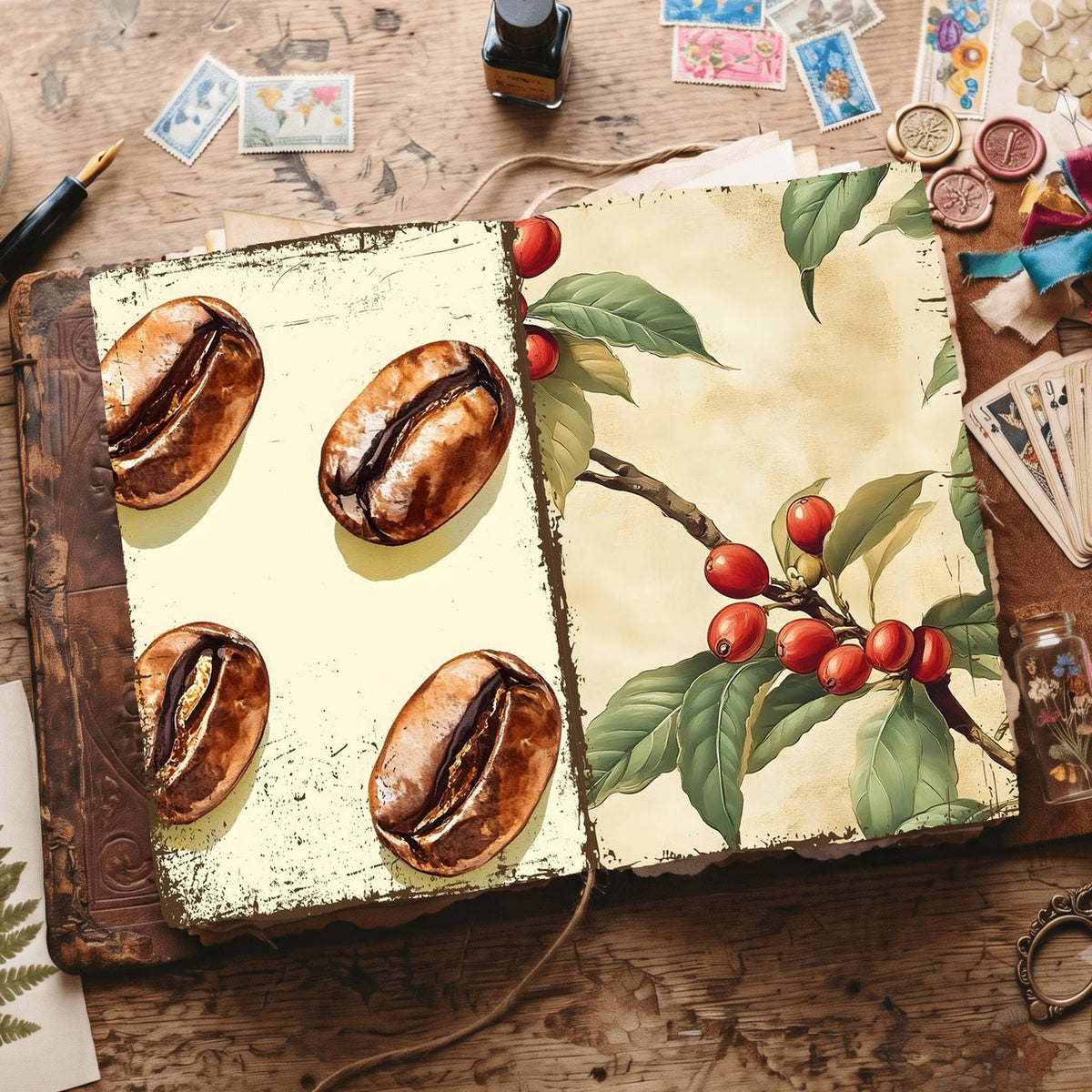 Coffee Digital Papers