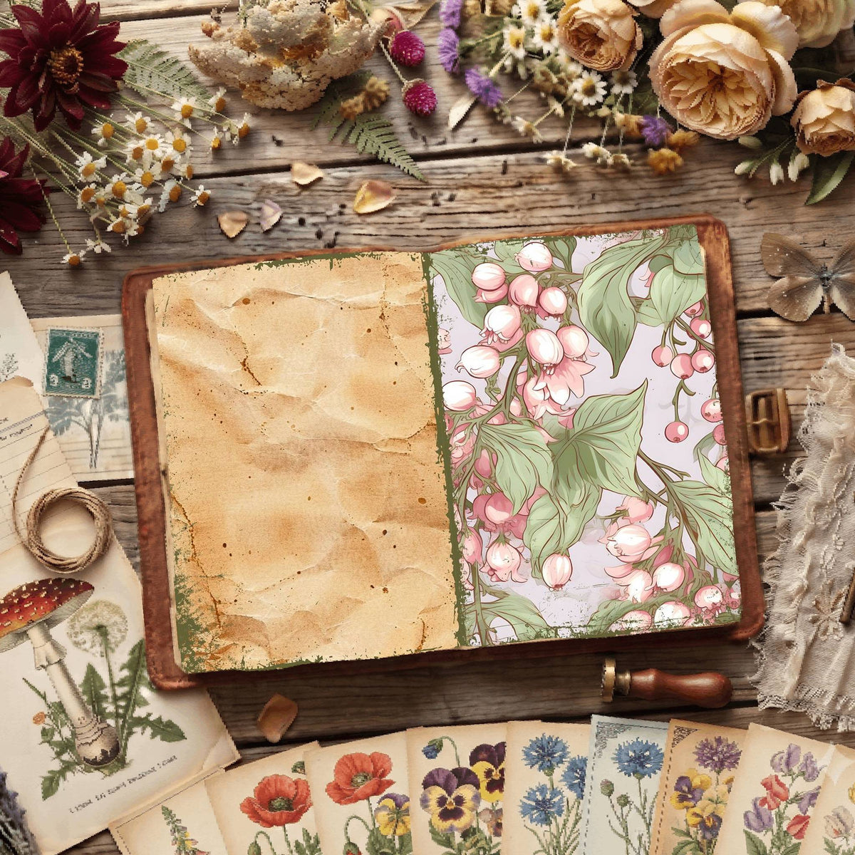 Floral Digital Papers