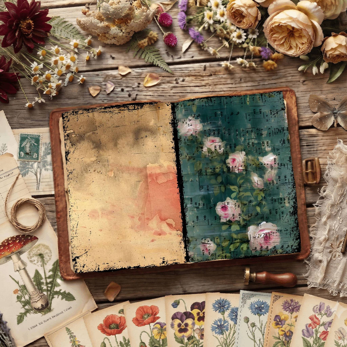 Floral Digital Papers